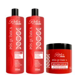KIT MANUTENÇÃO PÓS QUÍMICA 3 PASSOS - 500ML